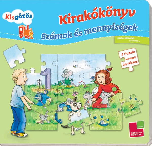 Kisgőzös kirakókönyv – Számok és mennyiségek