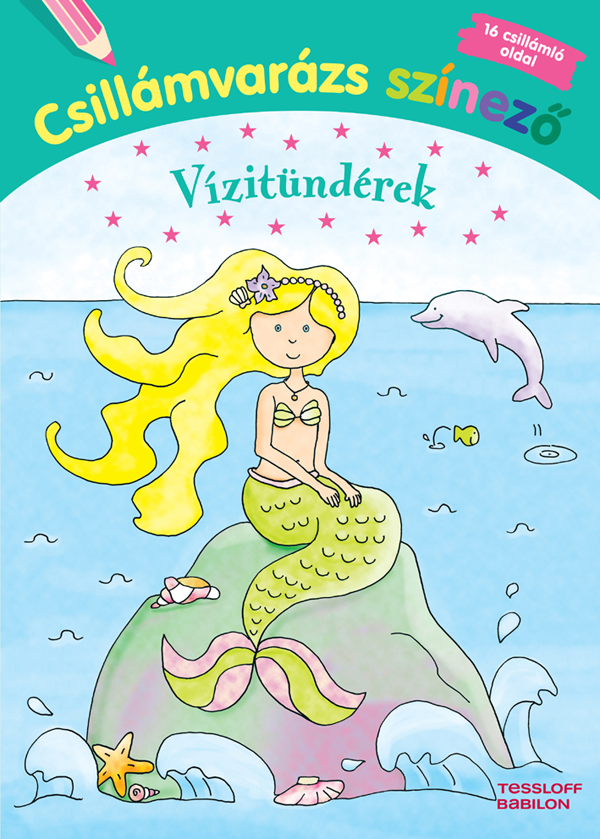 Csillámvarázs színező – Vízitündérek