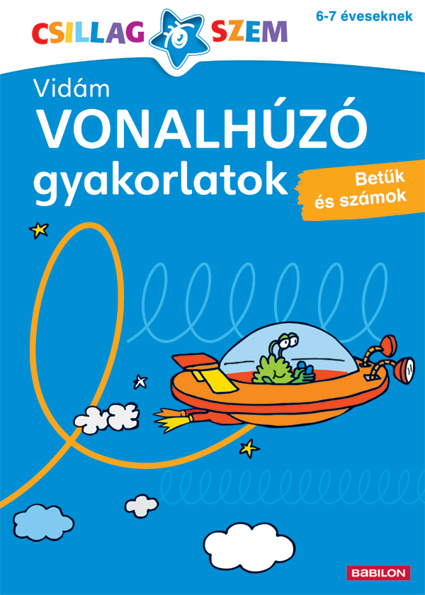 Vidám vonalhúzó gyakorlatok - Betuk és számok