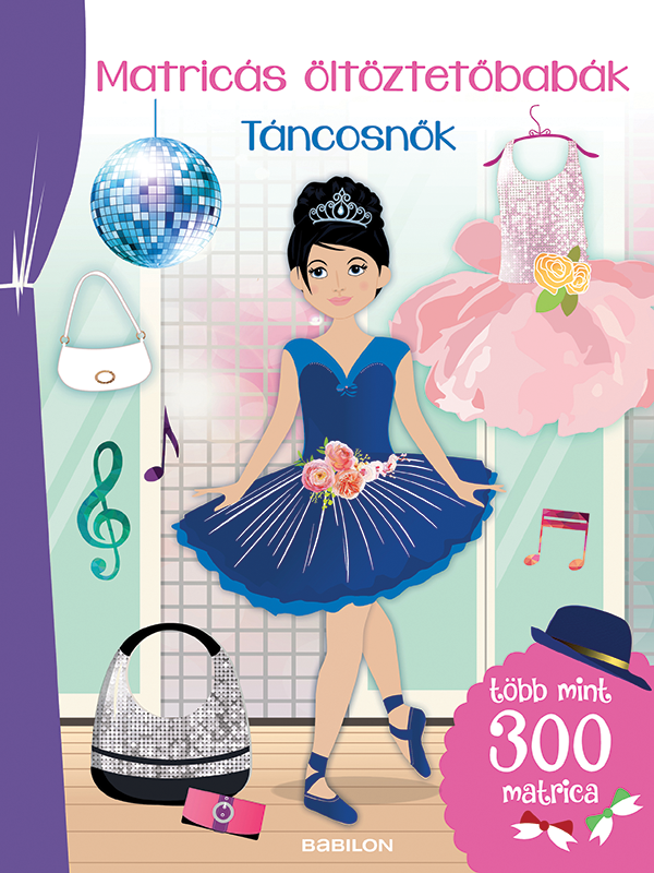 Matricás öltöztetőbabák – Táncosnők