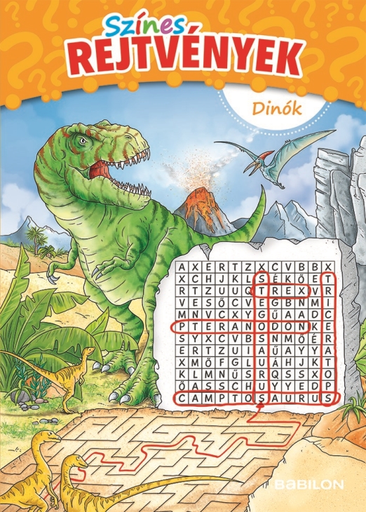 Színes rejtvények – Dinók