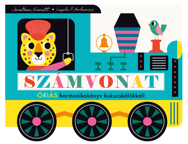 Számvonat - Óriás harmonikakönyv kukucskálókkal!