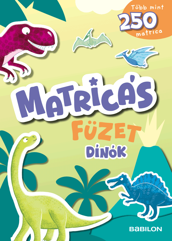 Matricás füzet – Dínók