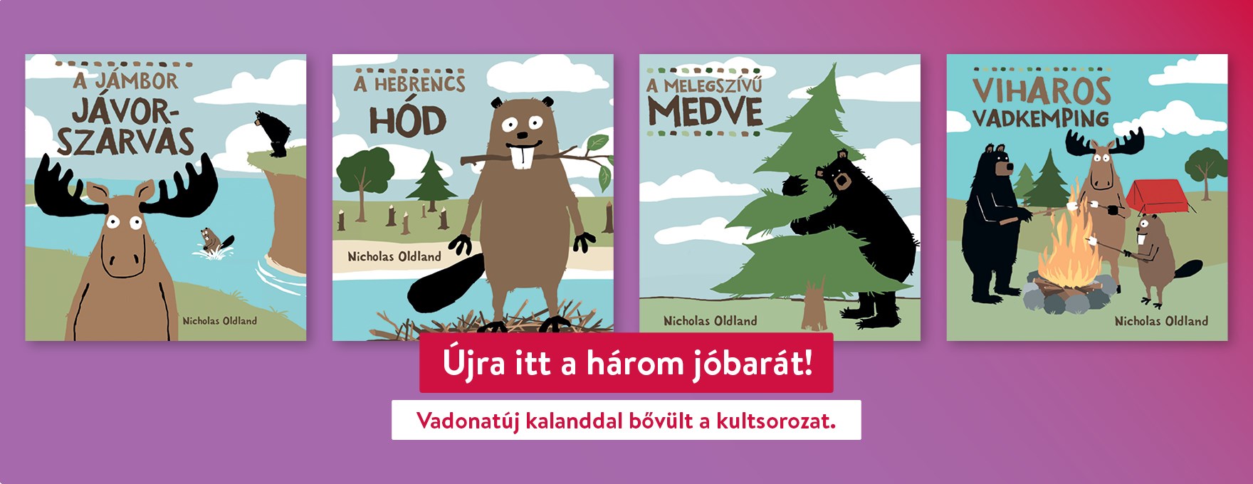 Újra itt a három jóbarát banner
